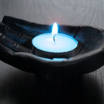 Podgrzewacze świeczki tea lights niebieskie 50 sztuk