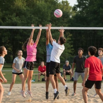 Piłka do siatkówki rozmiar 5 lekka plażowa halowa różowa