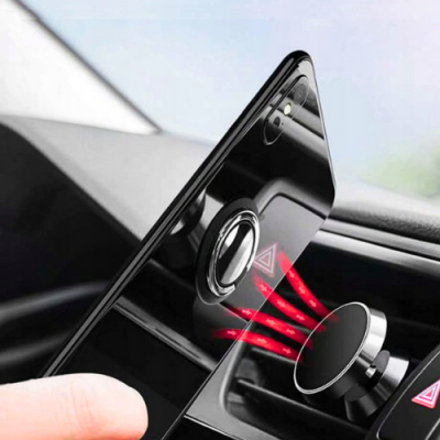 Etui ochronne 3w1 do iPhone 15 z uchwytem ring i szkłem 9H – zestaw Clear 360°