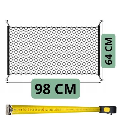 Siatka do bagażnika samochodowego 98x64 cm BIG XXL