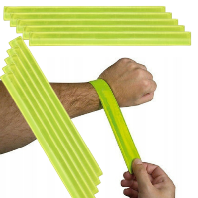 Opaski odblaskowe dł. 30cm  10 sztuk