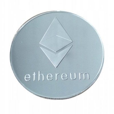 Etherum moneta kolekcjonerska dekoracyjna