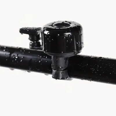 Dzwonek rowerowy czarny głośny