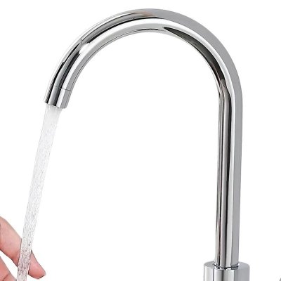 Bateria kuchenna srebrna błyszcząca – obrotowa 360°, perlator EKO