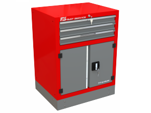 Szafka warsztatowa z 3 szufladami i drzwiami – T-30