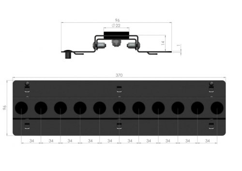 Zawieszka magnetyczna na komplet kluczy ZWN-08
