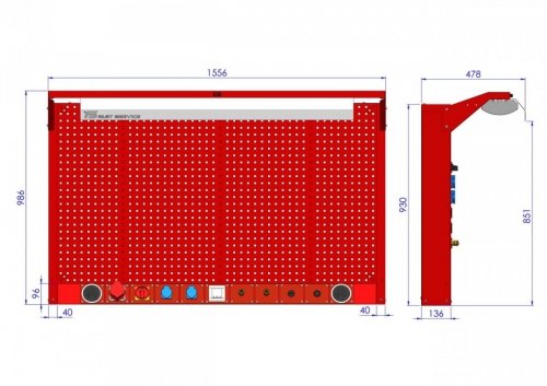 Tablica narzędziowa N157-01-E