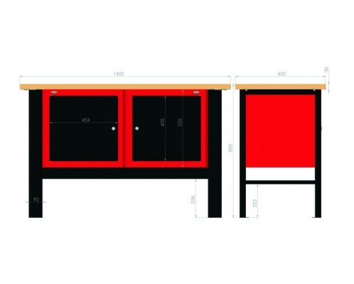 Stół warsztatowy N-3-08-01