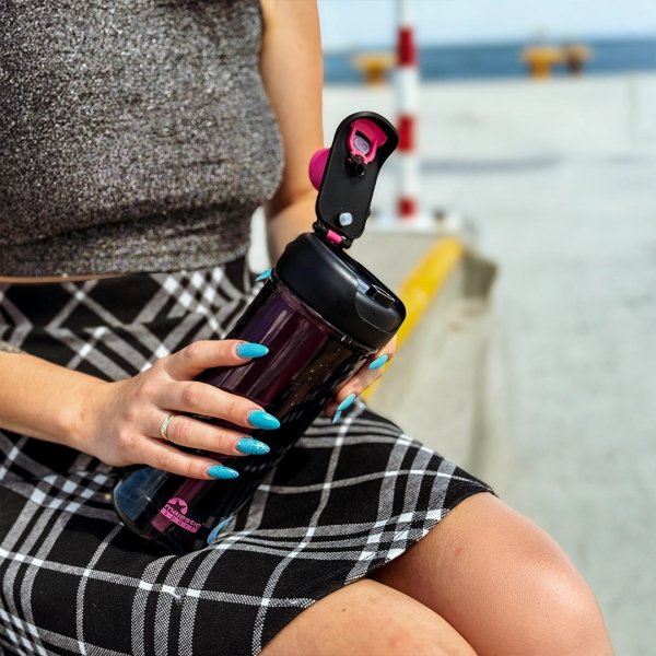 Butelka Tritanowa Sport Zoya 950 ml Majestic Czarna foto 7