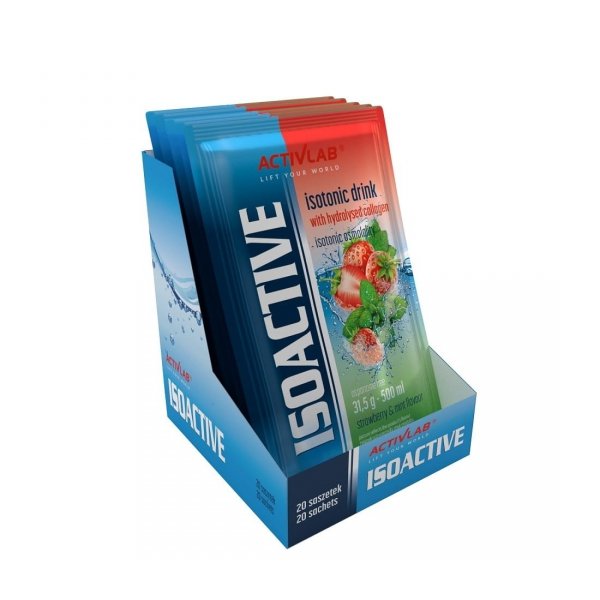  Activlab Isoactive 20x31,5g Truskawka z Miętą