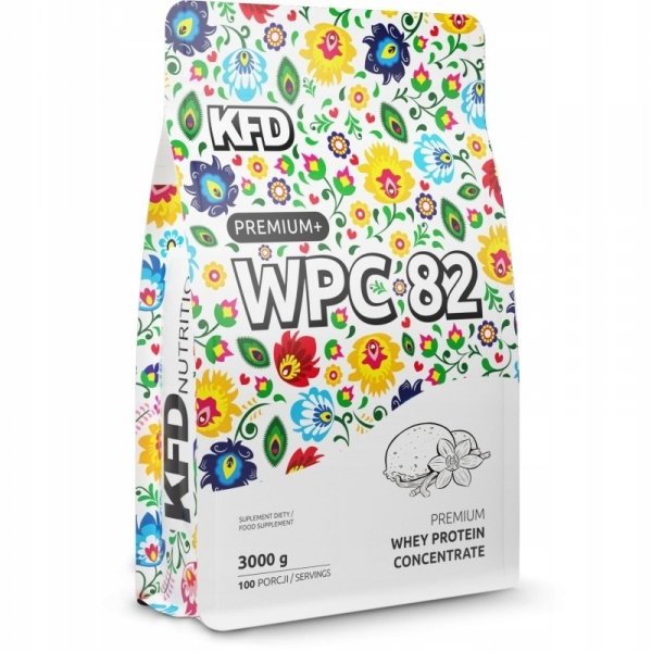 Białko KFD Premium WPC 82 3000g Lody Waniliowe