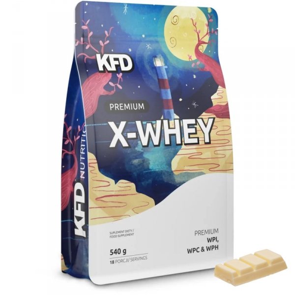 KFD X-Whey 540g Biała Czekolada