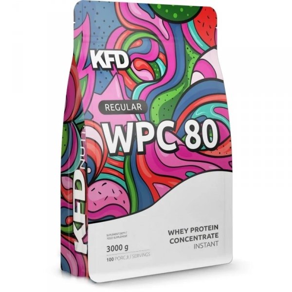 KFD Regular+ WPC 80 3000g Jogurtowo - Jagodowy