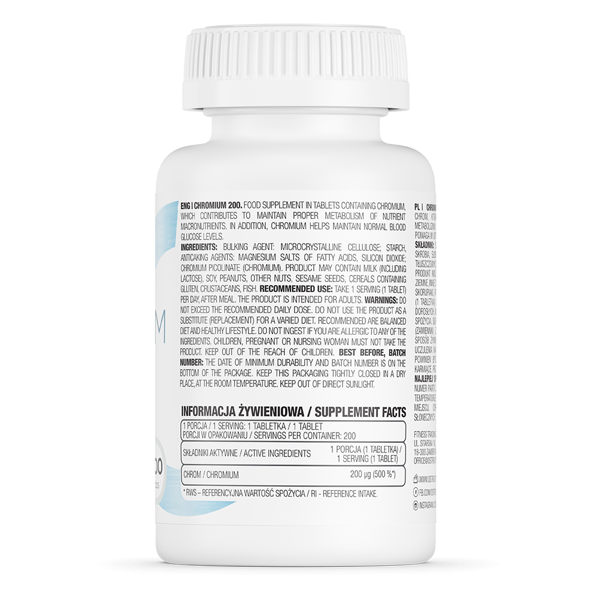 Chrom 200 mg OstroVit  200 tabletek
