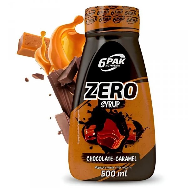 6PAK Syrup ZERO 500ml smak Czekolada z Karmelem