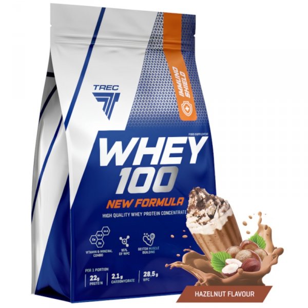 Trec Whey 100 New Formula 700g Orzech laskowy