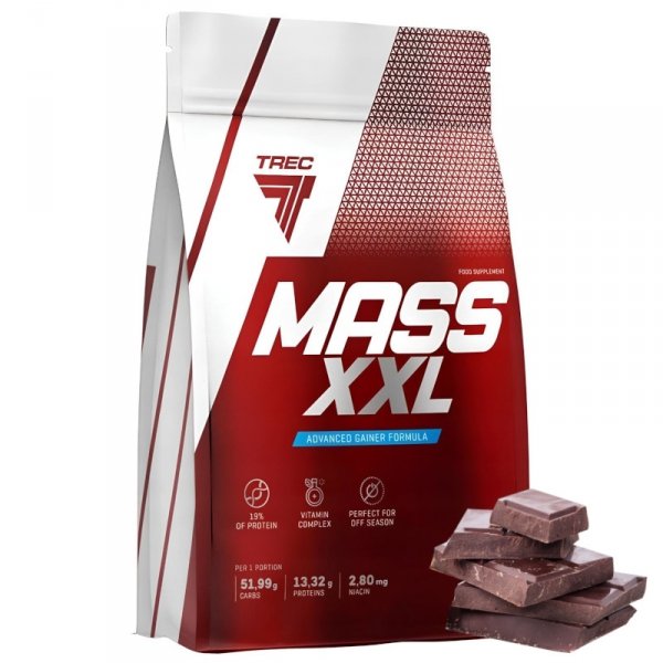 Gainer Trec MASS XXL 4800g Czekolad