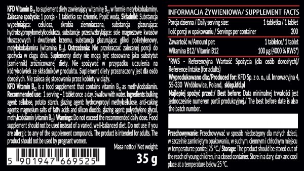 KFD Vitamin B12