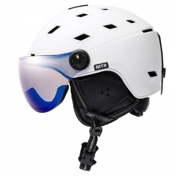 Kask Narciarski Meteor Glide M 55-58 cm Biały foto 2