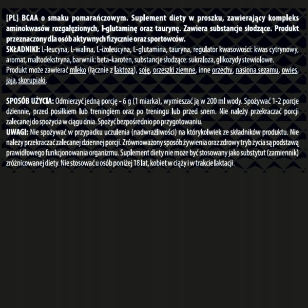  BCAA 2:1:1 Nutrition22 500g  info2
