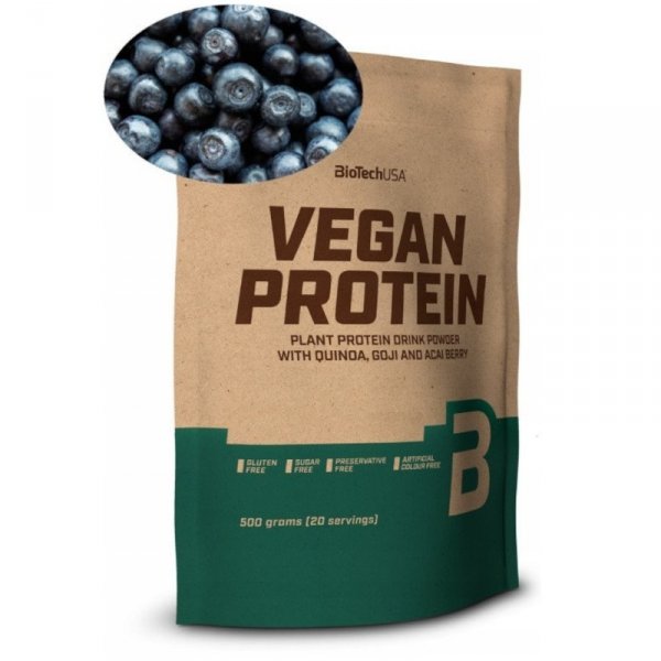 BioTech Vegan Protein 500g Owoce Leśne