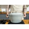 Zestaw 2 Naczyń + Pokrywka 24 Cm Truflowy Staub