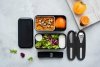 MB-Zestaw sztućców podróżnych Slim Nest Black