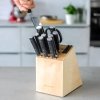 KitchenAid blok z 10 nożami, nożyczkami i ostrzałką 11-cz