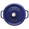 Garnek żeliwny Okrągły 5.2l Niebieski La Cocotte Staub