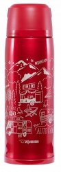 Termos Zojirushi Sj-js08 Czerwony Z Kubkiem 0,82l