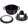 Zestaw Do Fondue 20 Cm, Czarny Staub