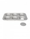 Patisse - Mini forma na 6 tartletek z wyjmowanym dnem 10cm SILVER-TOP
