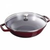 Wok żeliwny Z Pokrywką 30 Cm, Grenadynowy Staub