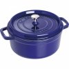 Garnek żeliwny Okrągły 5.2l Niebieski La Cocotte Staub