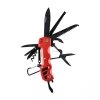 Multitool narzędzie wielofunkcyjne survival 13w1, czerwony