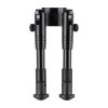 Dwójnóg UTG Shooter's SWAT Bipod Rubber Feet 6,2 - 6,7 Picatinny, czarny