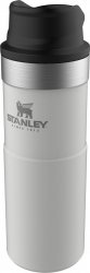 Kubek termiczny stalowy TRIGGER CLASSIC - biały 0.47L / Stanley
