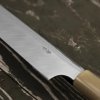 Hideo Kitaoka Aogami#2 Satin Damascus Nóż Yanagiba 27 cm