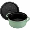 Garnek żeliwny Okrągły 3.8l Miętowy La Cocotte Staub