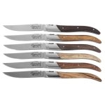 Laguiole Luxury Line Noże do Steków Mixed Wood