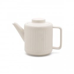 Dzbanek do herbaty ceramiczny Skagen 1,2L - biały / Bredemeijer
