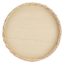 LA PORCELLANA BIANCA MIDOLLINO Wiklinowy kosz na naczynie do tarty 28 cm