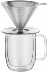Coffee - Zestaw: Dripper do Kawy + Szklanka, uniwersalny Zestaw