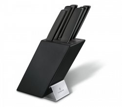 Victorinox Blok czarny na noże Swiss Modern, 6 elementów 6.7186.63