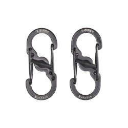 Zestaw dwóch karabinków Nite Ize S-Biner MicroLock czarne
