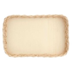 LA PORCELLANA BIANCA MIDOLLINO Wiklinowy kosz na naczynie do zapiekania 35 cm