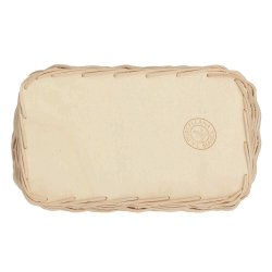 LA PORCELLANA BIANCA MIDOLLINO Wiklinowy kosz na naczynie do zapiekania 26 cm