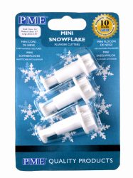 PME Mini Wykrawacze Do Ciastek śnieżynki (3 Sztuki)