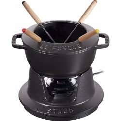 Zestaw Do Fondue 16 Cm, Czarny Staub