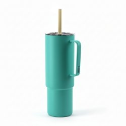 Kubek termiczny ze słomką MiiR All Day Straw Cup 946 ml - coastal teal